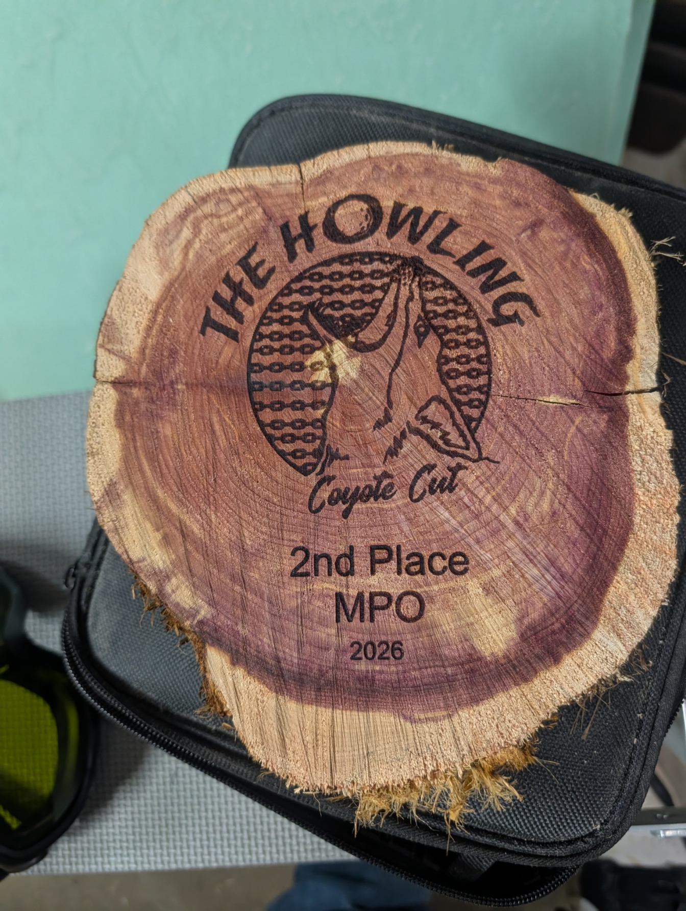 Engraved disc golf tournament trophies